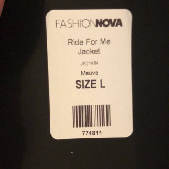 Mauve Crop Jacket - Picture 4 of 5